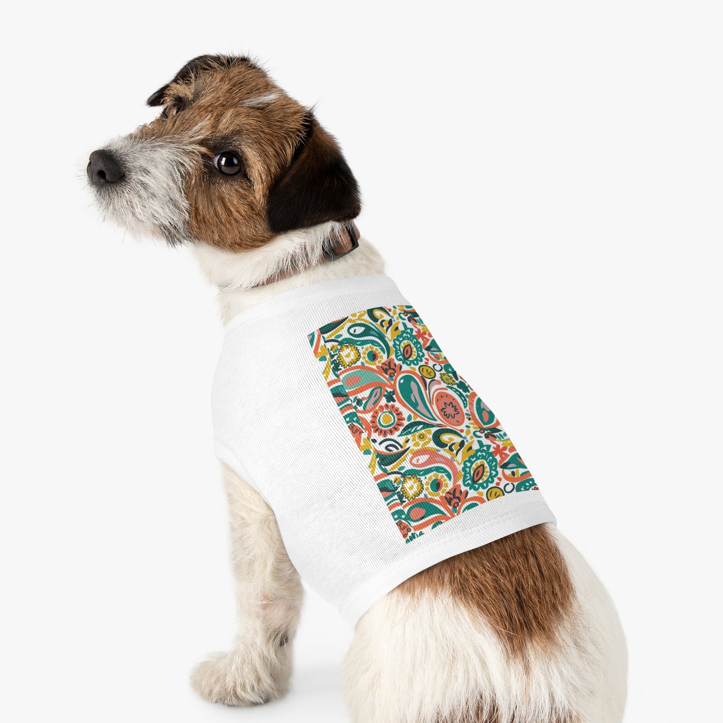 Paisley Persimmon - Pet Tank Top