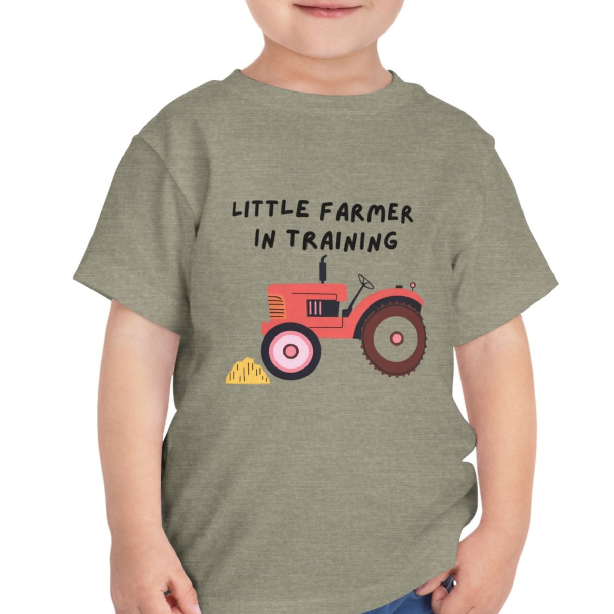 Little Farmer in Training - Red Tractor - Kids' T-Shirt - 2T, 3T, 4T, 5T - Spruced Roost