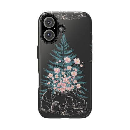 Campfire Woodland Friends - Tough Case for iPhone 14, 15, 16