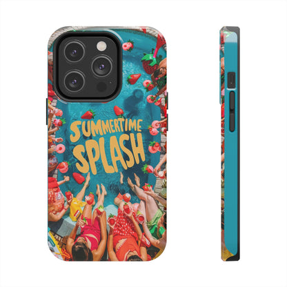 Summertime Splash - Tough Case for iPhone 14, 15, 16