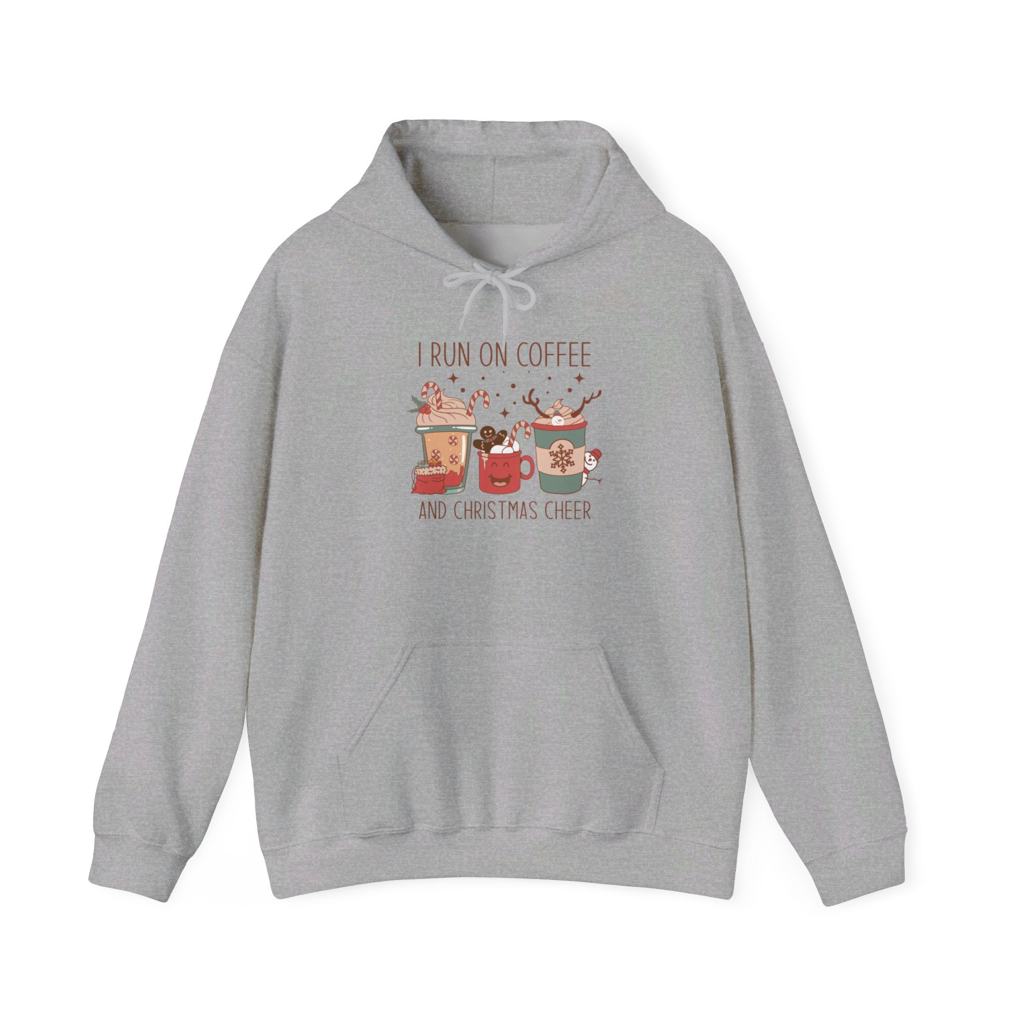 I run on Coffee - Unisex Heavy Blend™ Hooded Sweatshirt - Spruced Roost