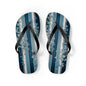 Forget me Not Striped Flip Flops