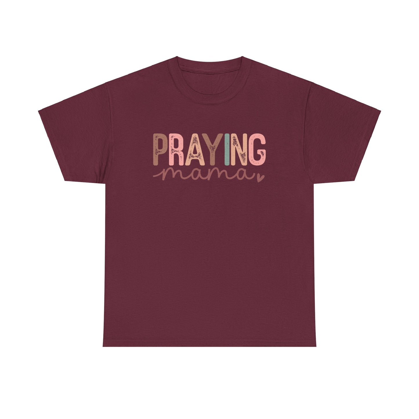 Praying Mama Colorful Unisex Heavy Cotton Tee