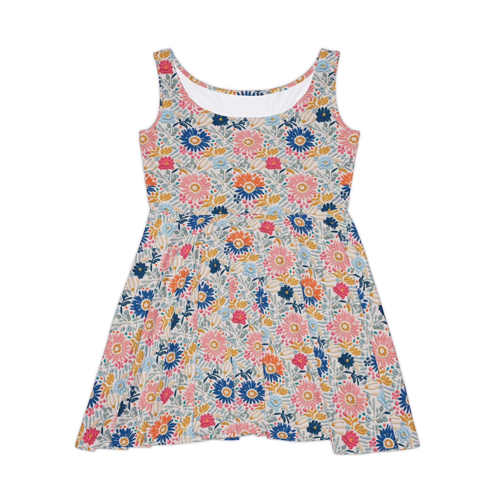 Field of Flowers - Women's Skater Tank Dress (AOP)