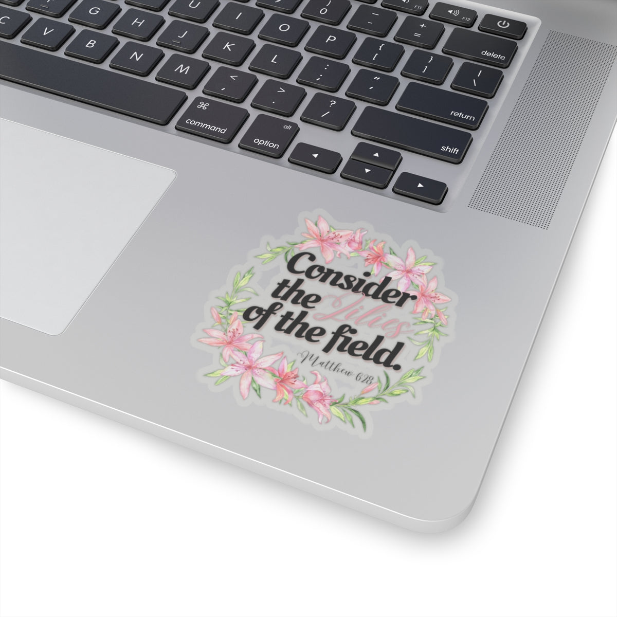 Consider the LIlies of the field Bible Kiss-Cut Stickers