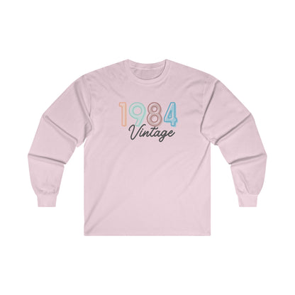 Vintage 1984 Birthday Long sleeve - Unisex Ultra Cotton Long Sleeve Tee