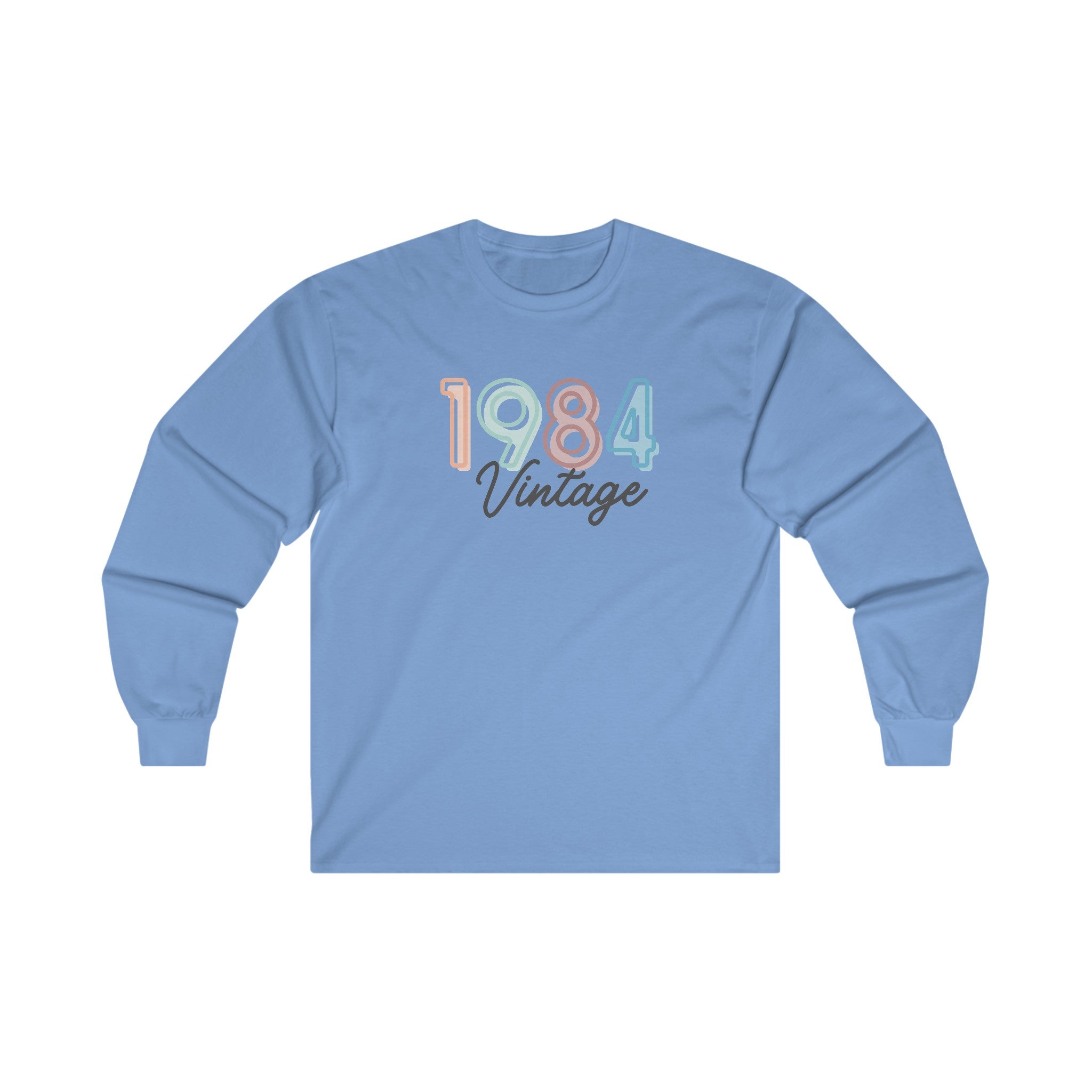 Vintage 1984 Birthday Long sleeve - Unisex Ultra Cotton Long Sleeve Tee - Spruced Roost