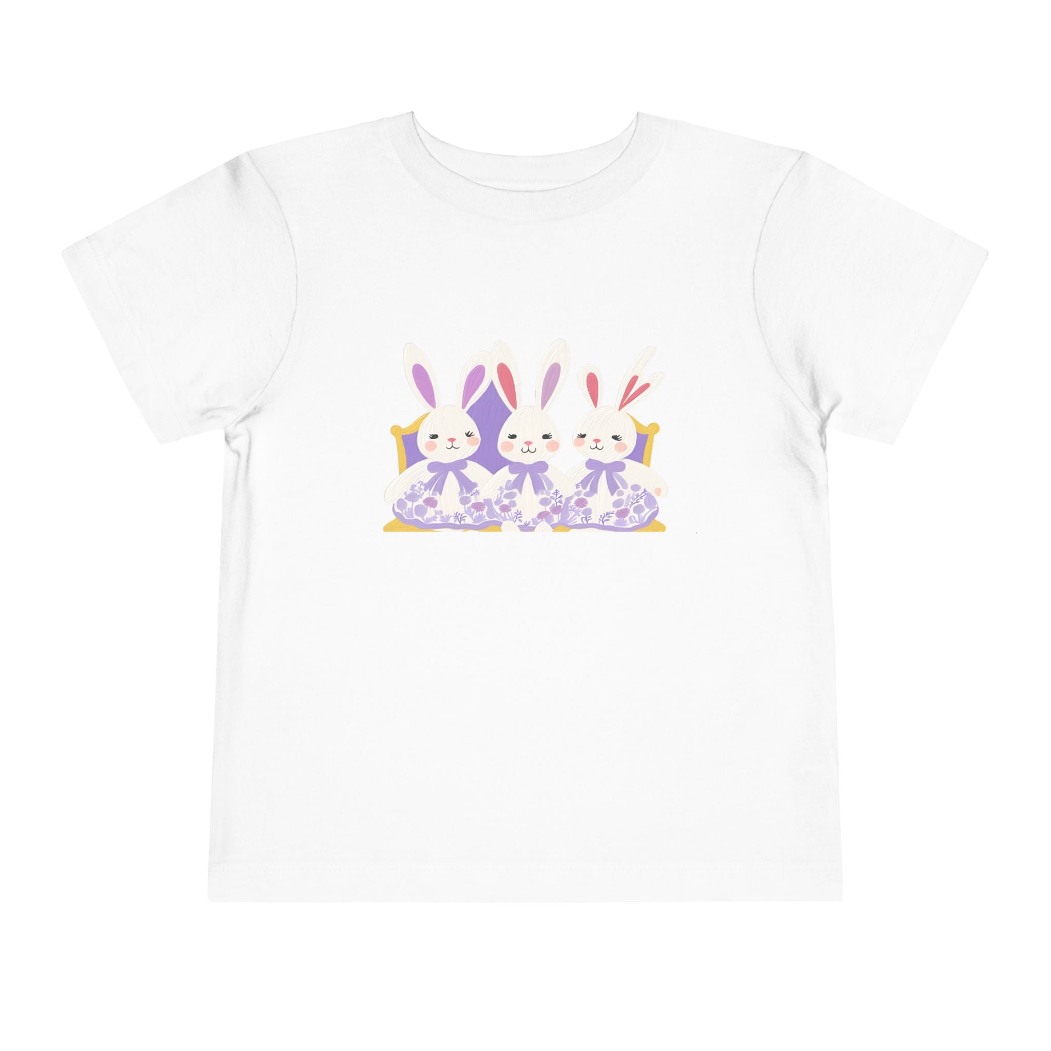 Bunnies Three Lavender - Kids' T-Shirt - 2T, 3T, 4T, 5T