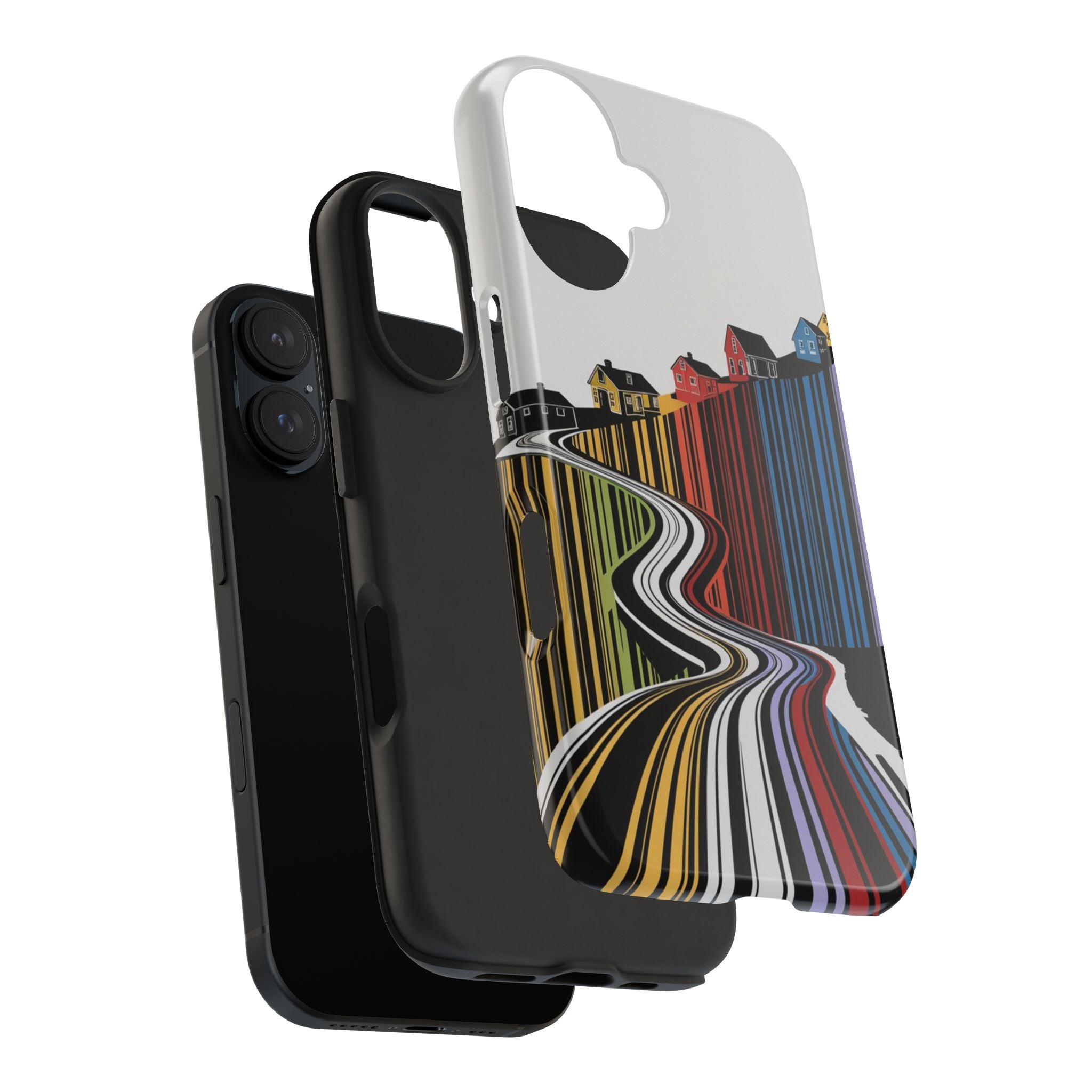 Modern Suburbs - Tough Case for iPhone 14, 15, 16 - Spruced Roost