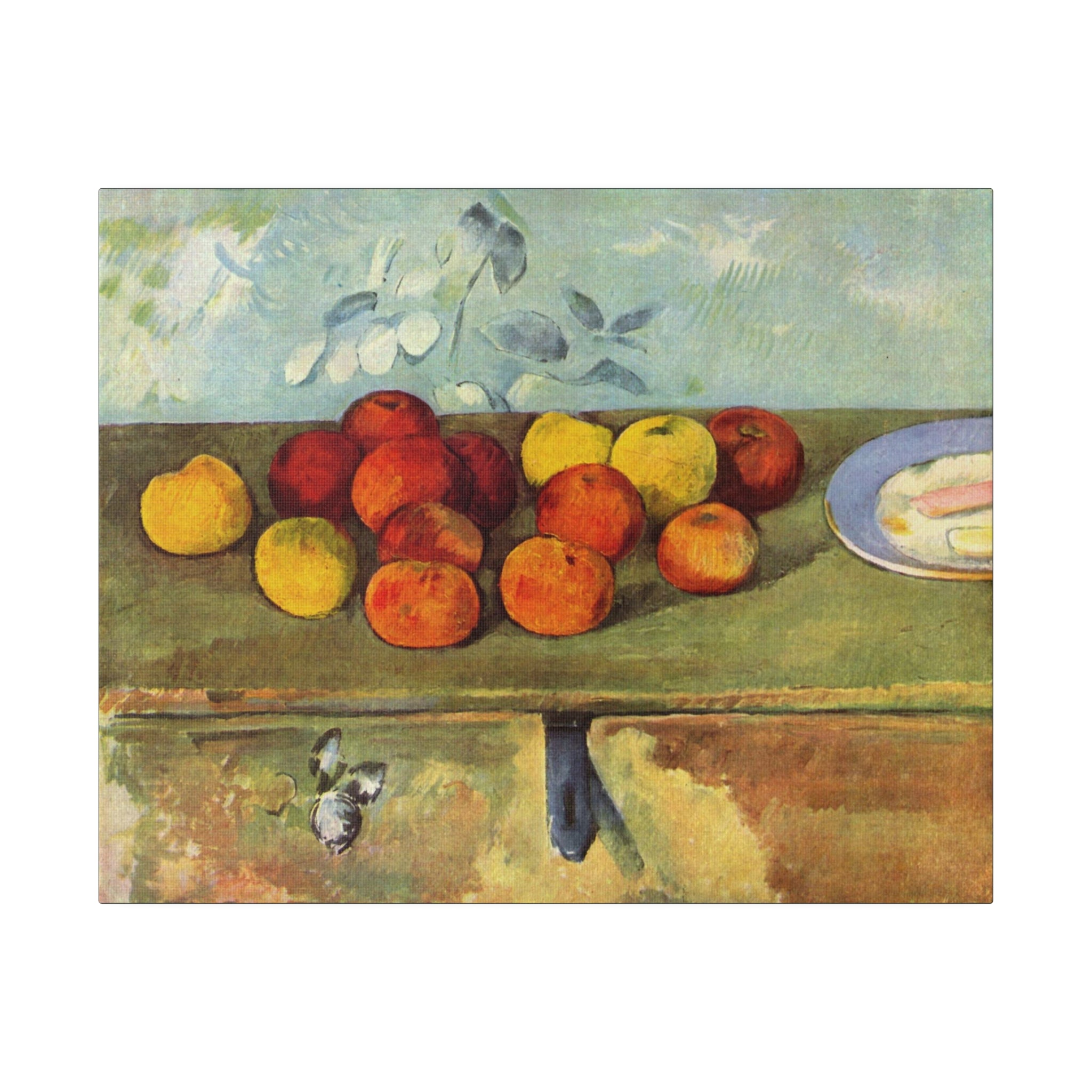 Apples & Biscuits 1895 - Paul Cezanne - Matte Canvas, Stretched, 0.75" - Spruced Roost