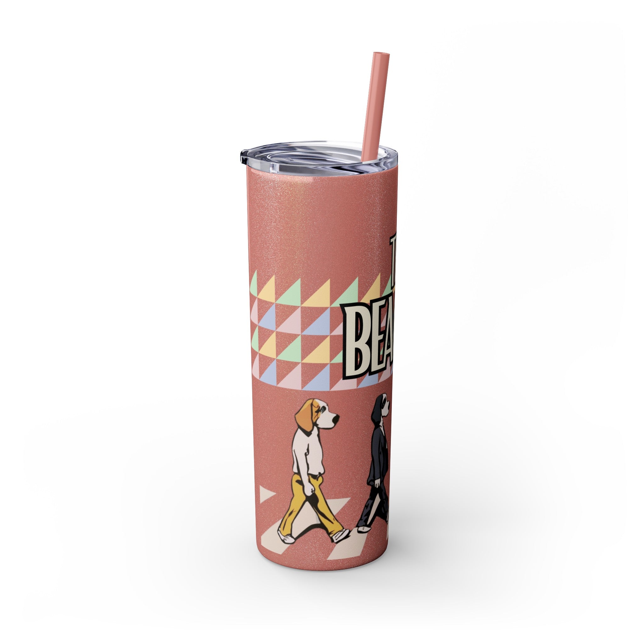 The Beagles - Skinny Tumbler with Straw, 20oz