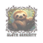 Sloth Serenity Kiss-Cut Stickers