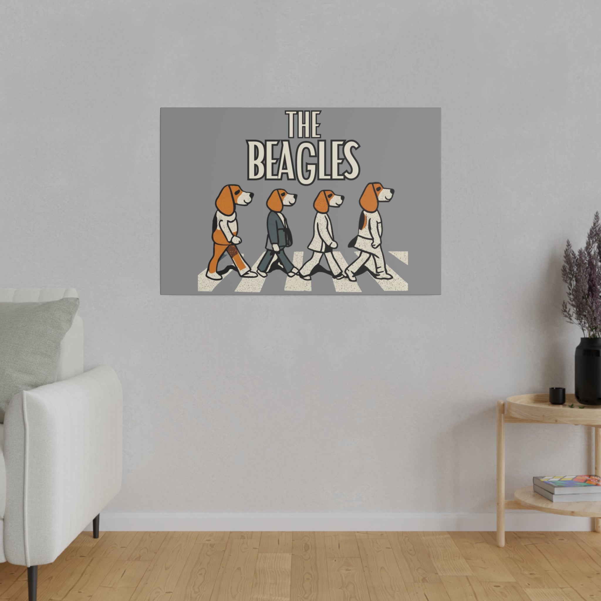 The Beagles - Matte Canvas, Stretched, 0.75"