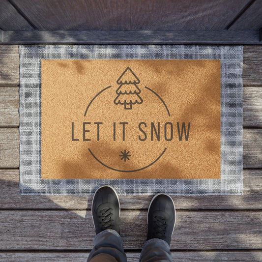 Let it Snow * Coconut Doormat