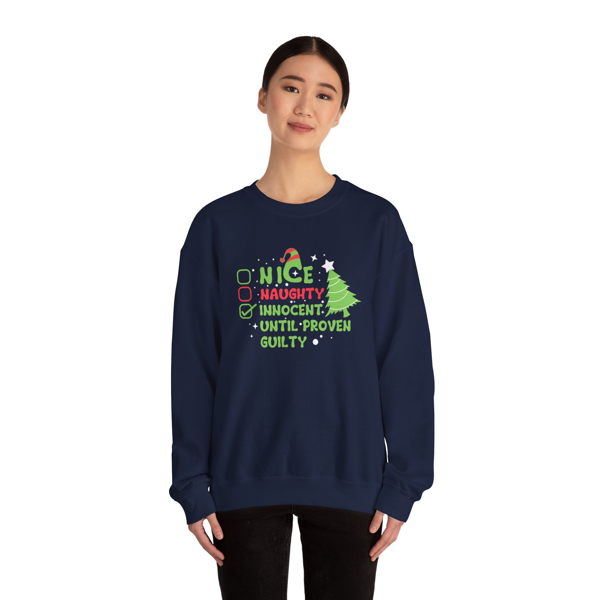 Naughty or Nice Unisex Heavy Blend™ Crewneck Sweatshirt