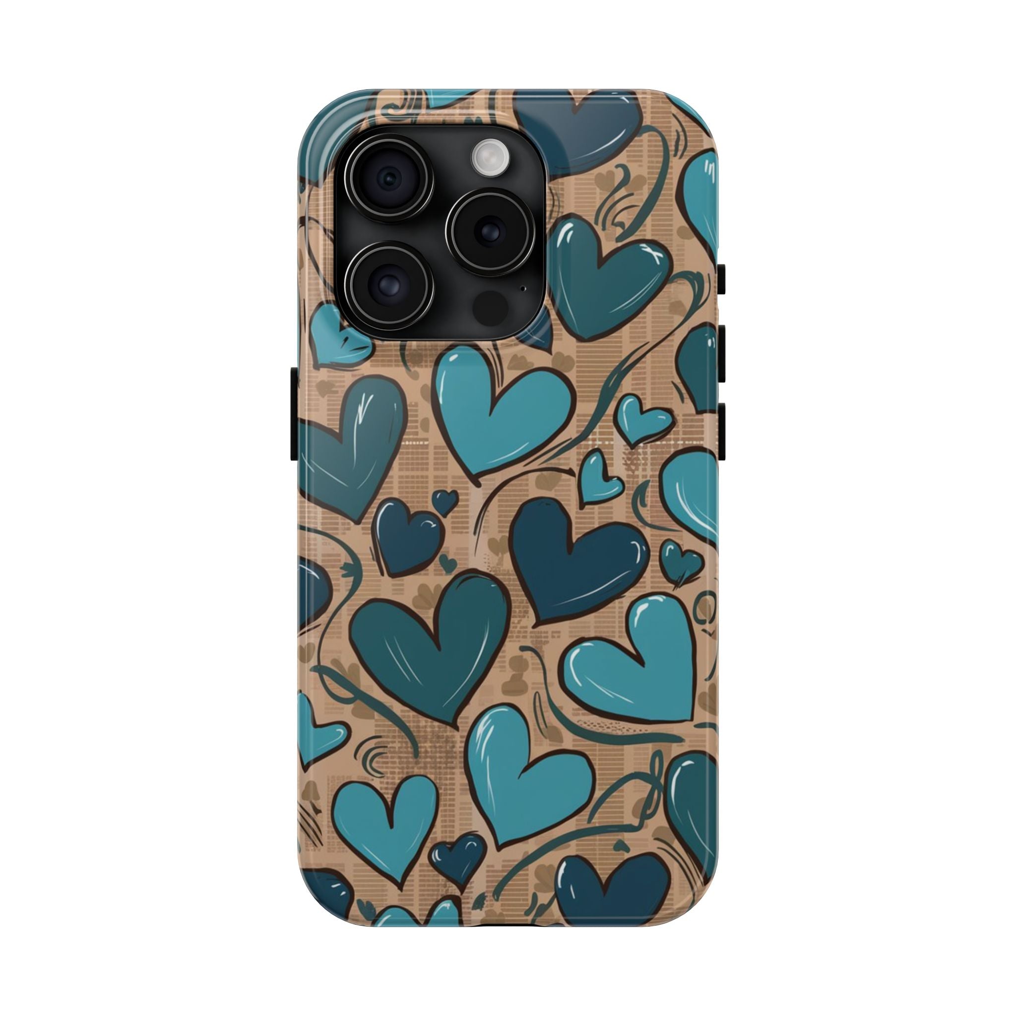 Cora Azul  - Tough Case for iPhone 14, 15, 16 - Spruced Roost