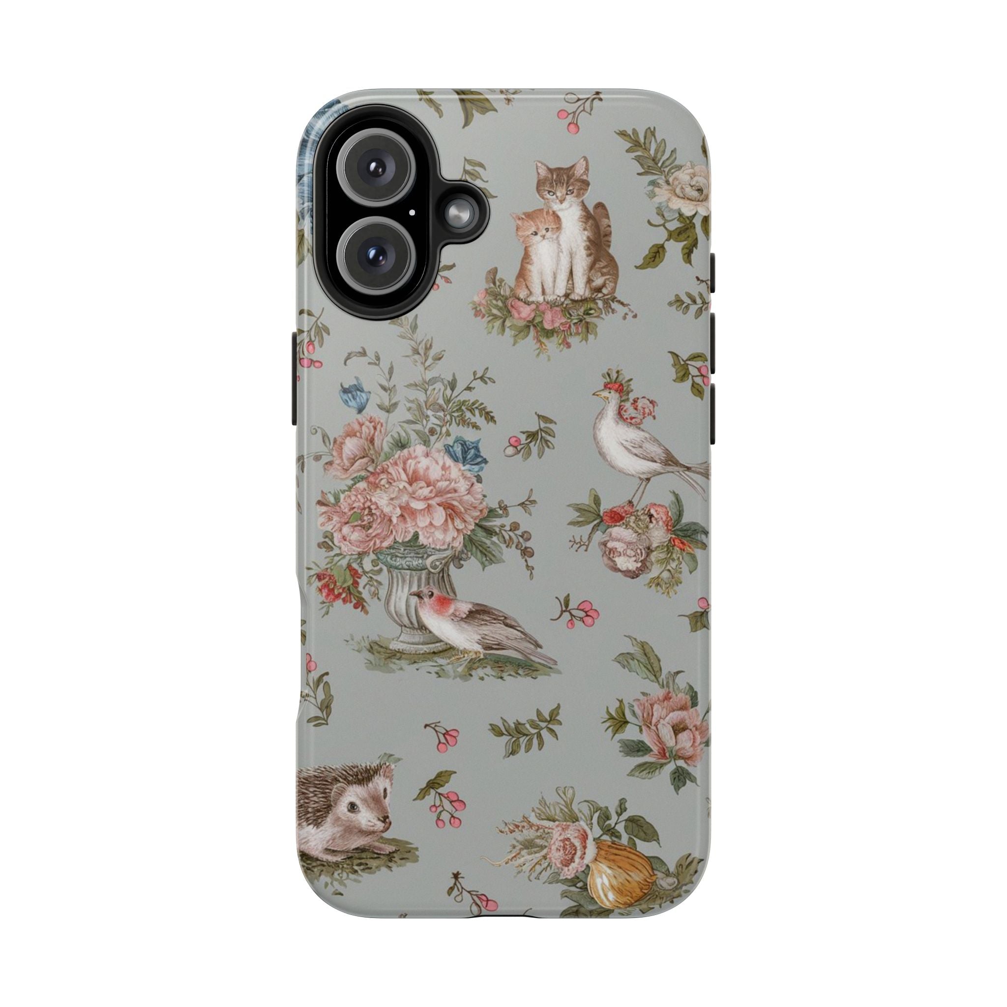 Tiptoe through the Cats - Tough Case for iPhone 14, 15, 16 - Spruced Roost