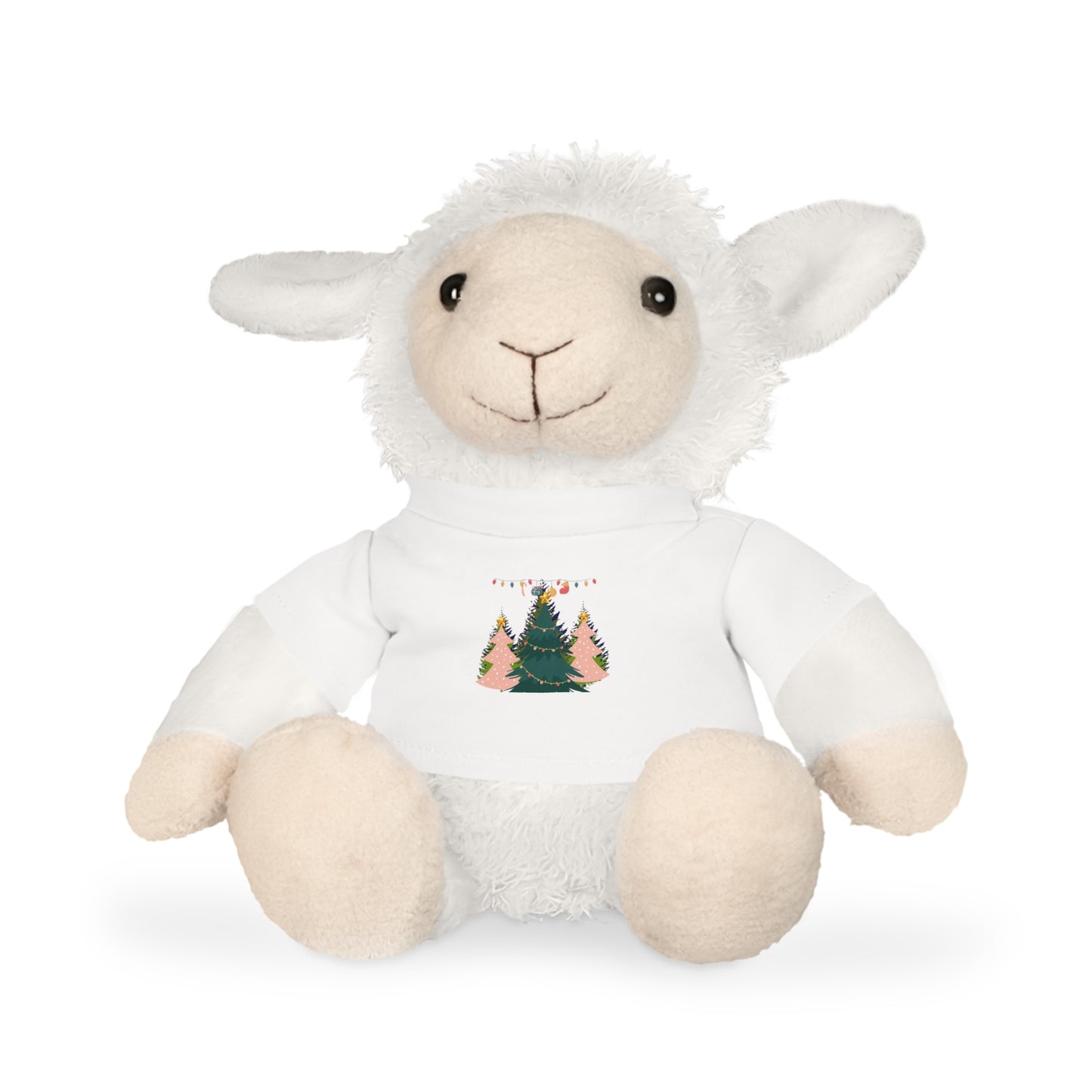 Christmas Plush Toy with T-Shirt - Warm & Cozy Xmas - Bear, Sheep, Bunny Elephant