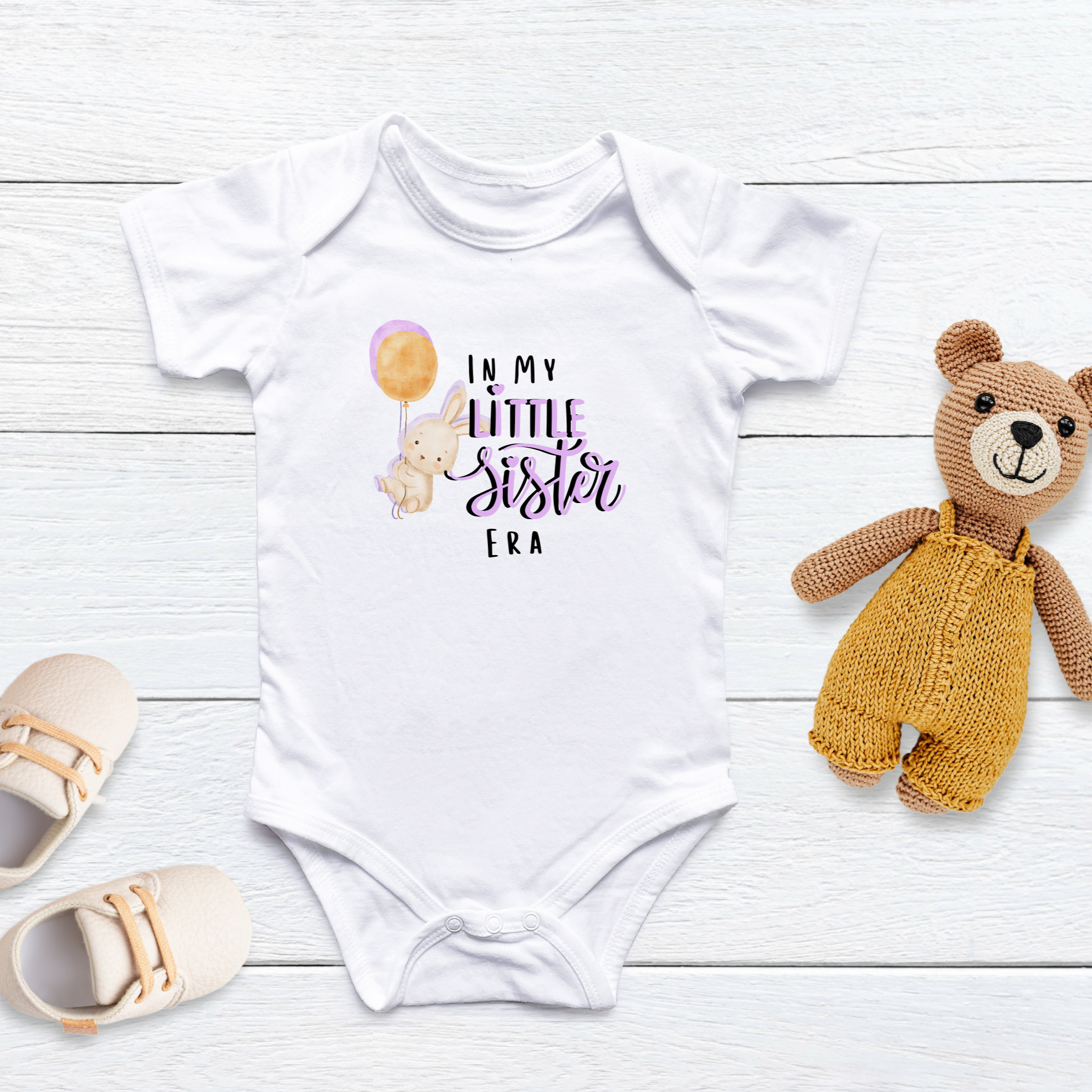 "In My Little Sister Era" - Cute Infant Bodysuit