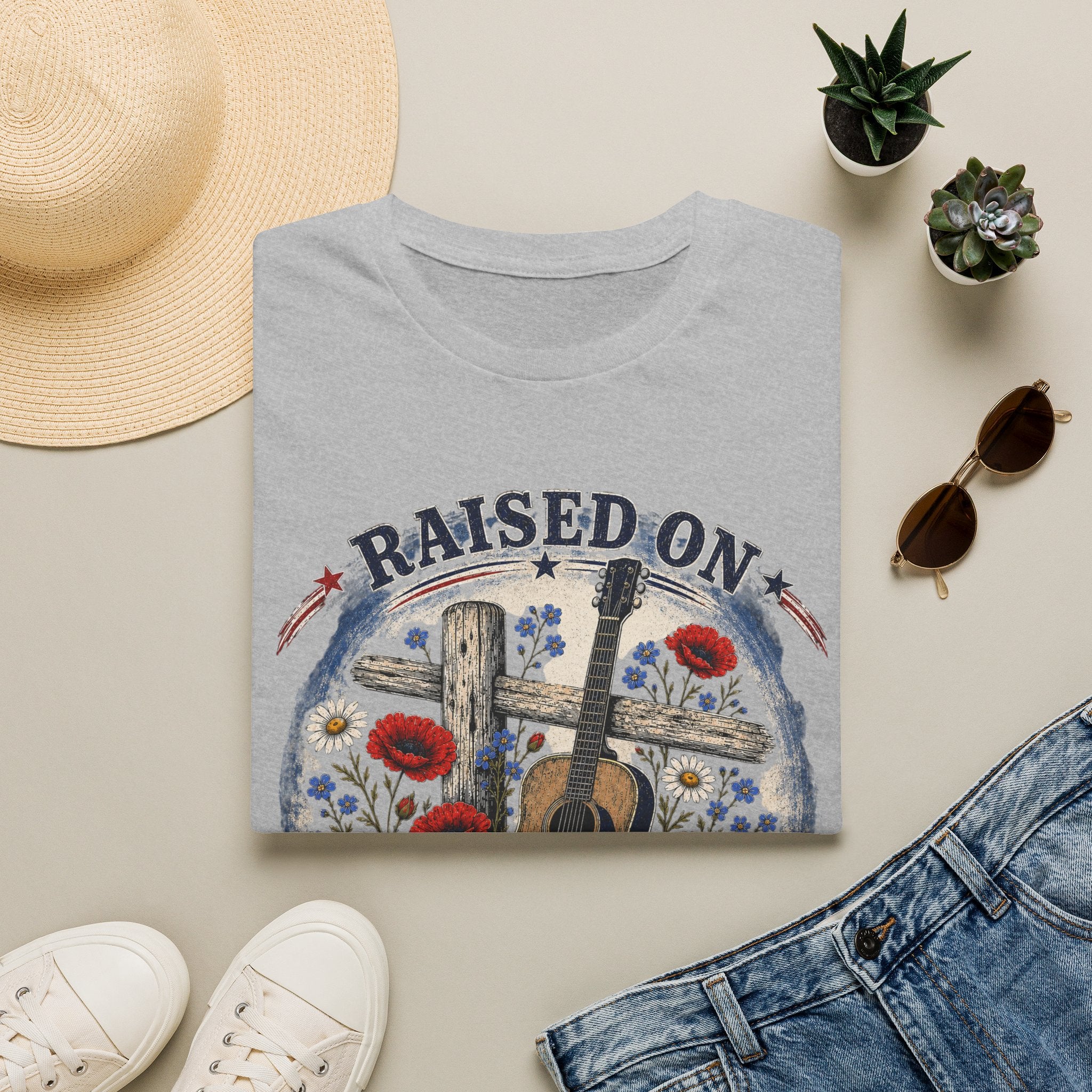 Raised on Country Songs - Women's T-shirt