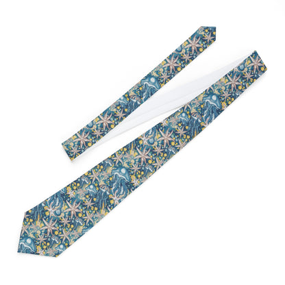 Deep Starfish Blue Necktie