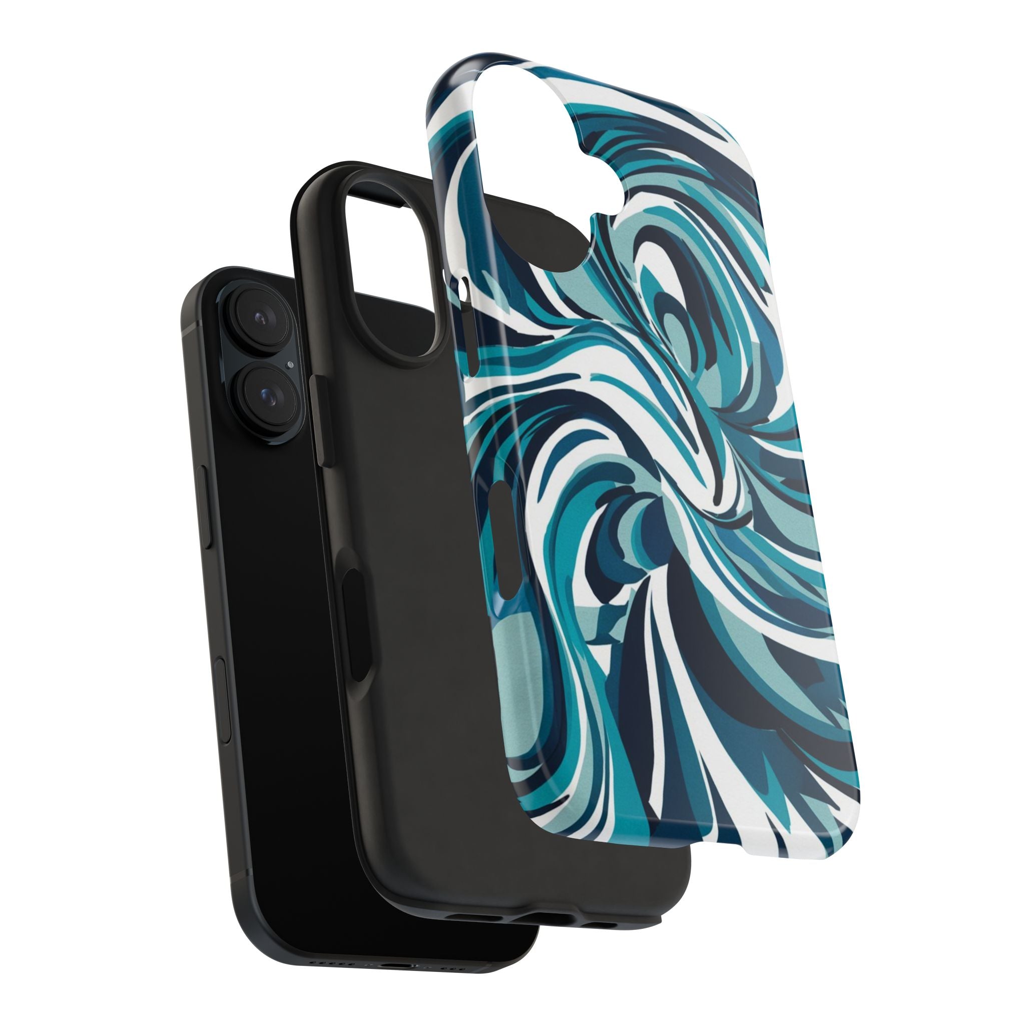 Churning Pacific Seas - Tough Case for iPhone 14, 15, 16 - Spruced Roost