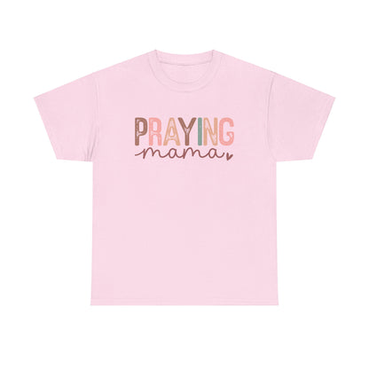 Praying Mama Colorful Unisex Heavy Cotton Tee