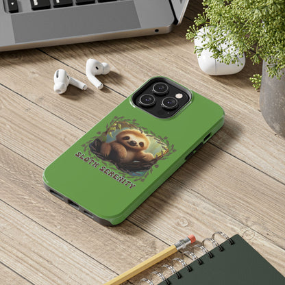 Sloth Serenity - Tough Case for iPhone 14, 15, 16