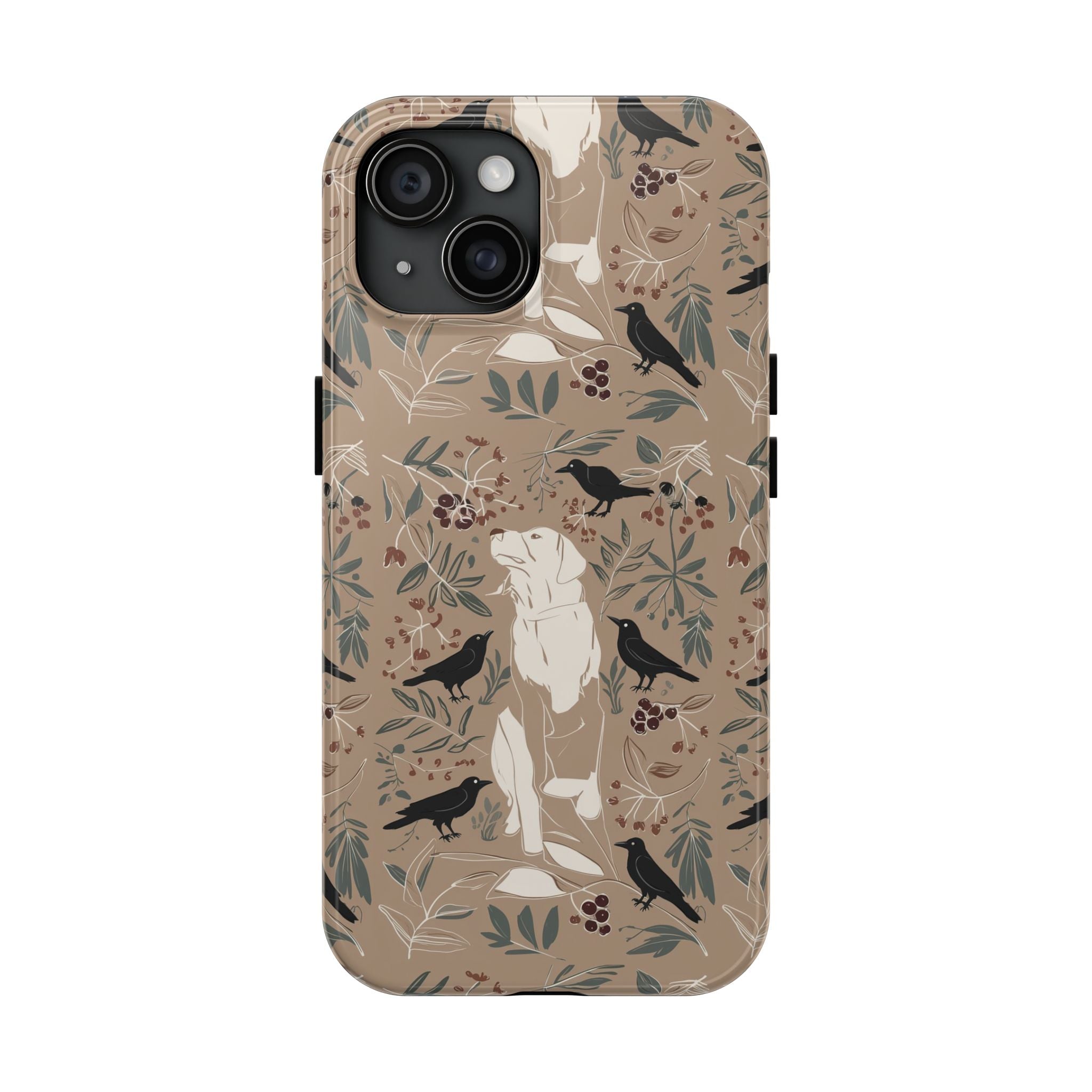 Nature's Dog Walk - Tough Case for iPhone 14, 15, 16 - Spruced Roost