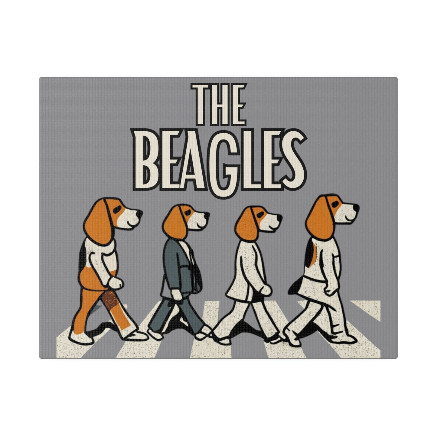 The Beagles - Matte Canvas, Stretched, 0.75"