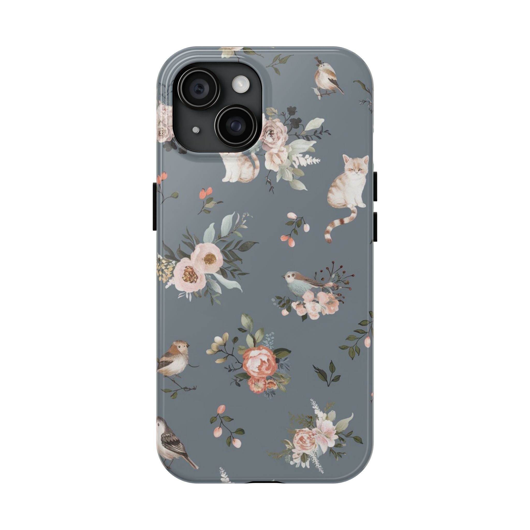Kitty Cats and Nature - Tough Case for iPhone 14, 15, 16 - Spruced Roost