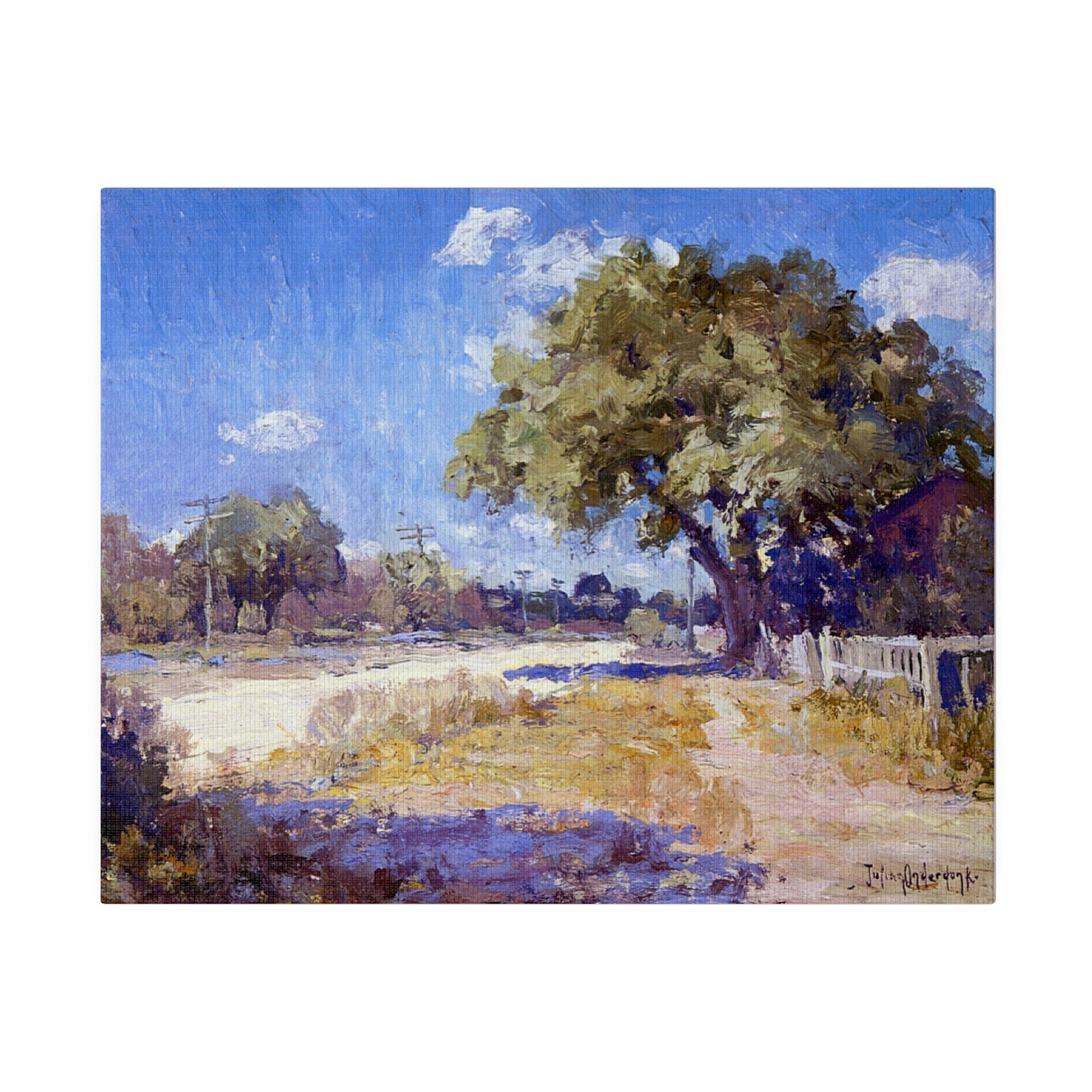 Texas Landscape - Julian Onderdonk - Matte Canvas, Stretched, 0.75" - Spruced Roost