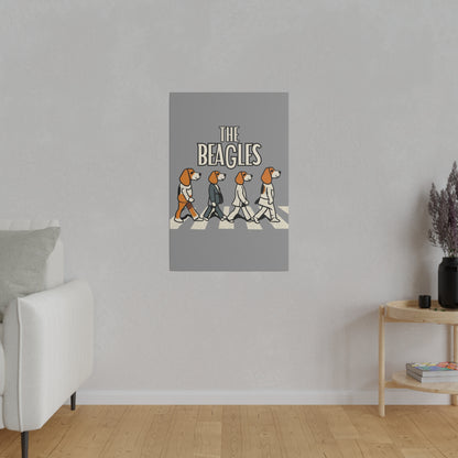 The Beagles - Matte Canvas, Stretched, 0.75"