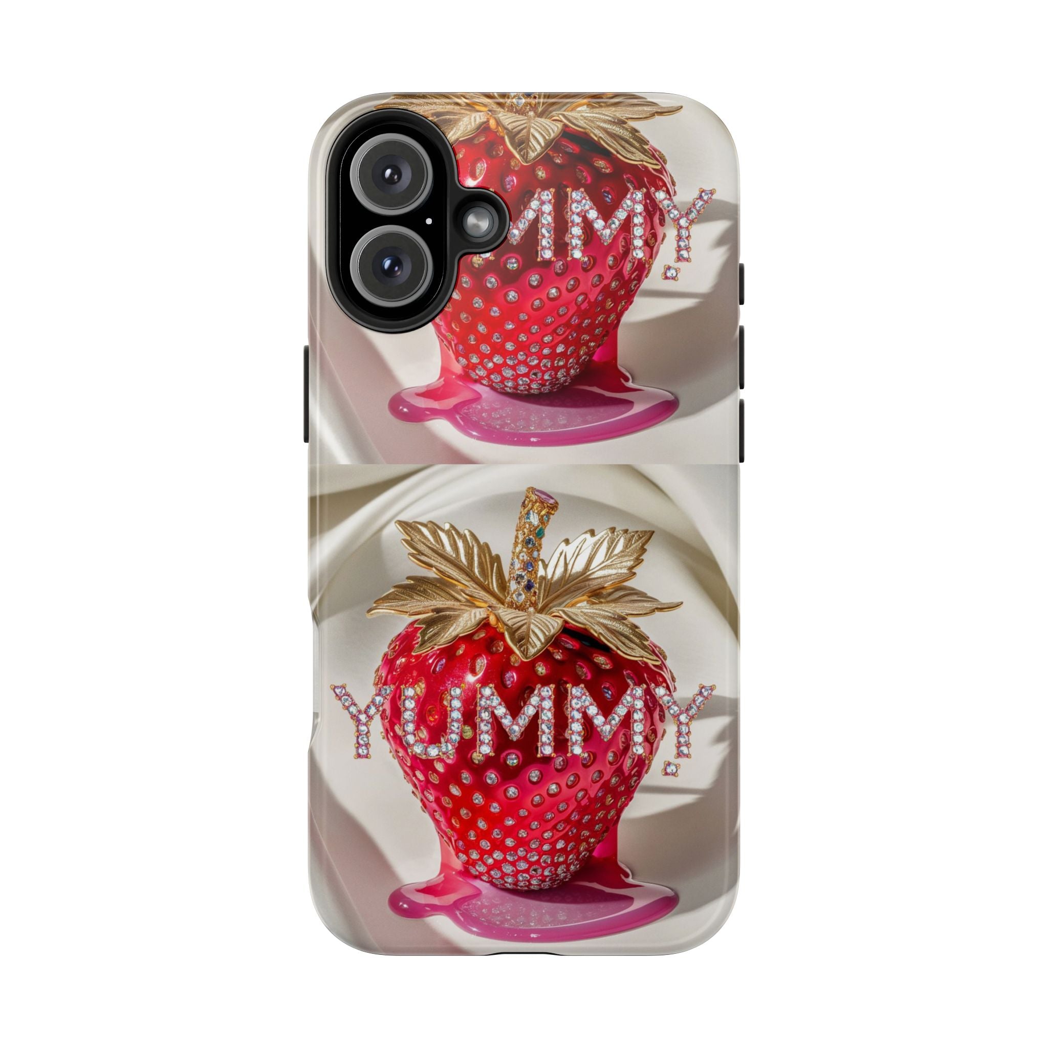 Strawberry Yummy - Tough Case for iPhone 14, 15, 16 - Spruced Roost