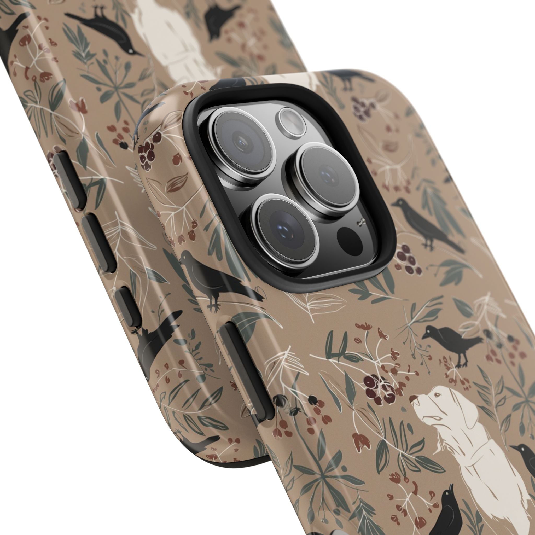 Nature's Dog Walk - Tough Case for iPhone 14, 15, 16 - Spruced Roost