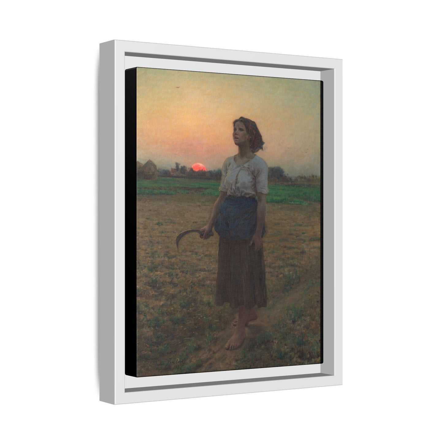 The song of the Lark 1886 - Jules Breton - Matte Canvas, Print (Multi-color)