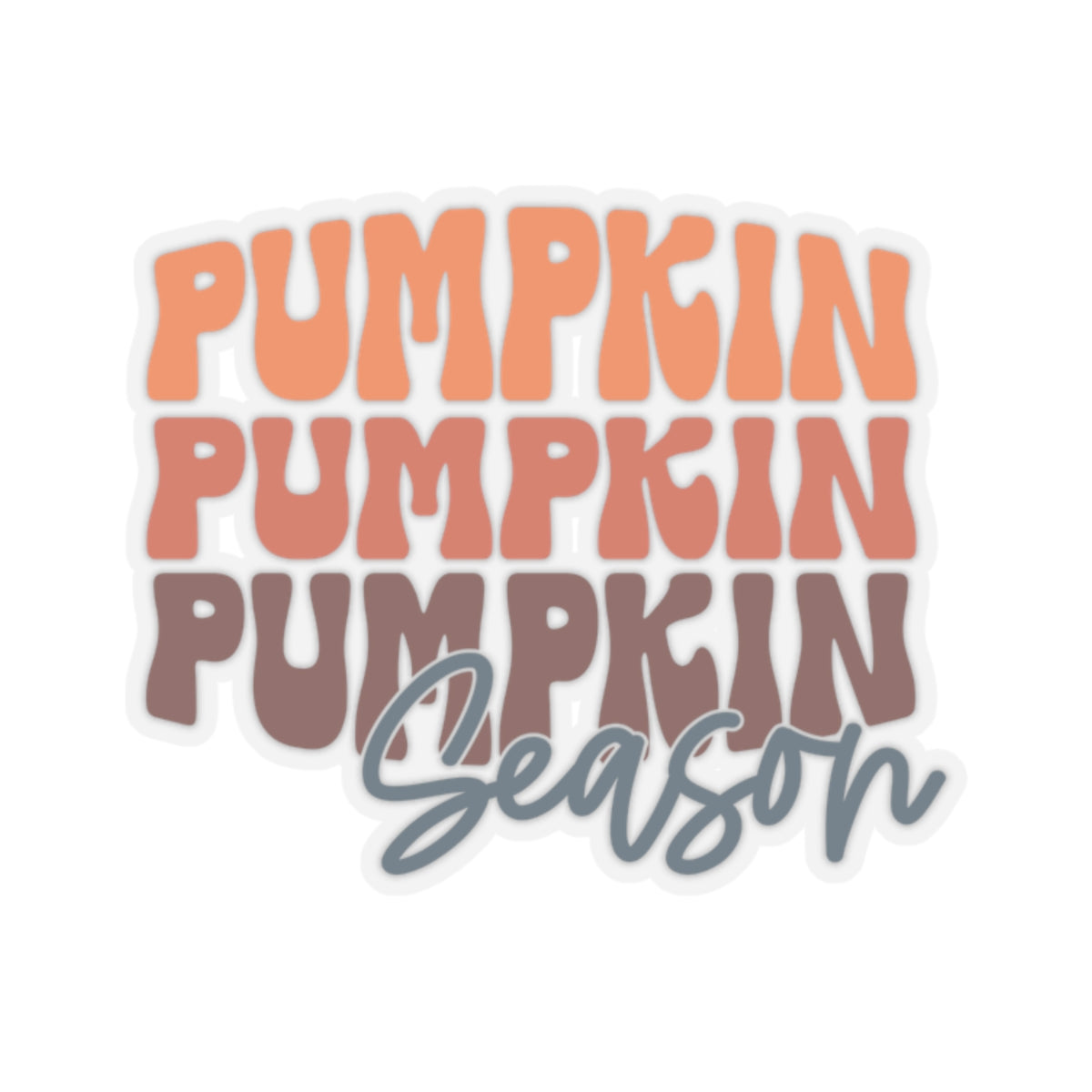 Pumpkin Pumpkin Pumpkin Season Kiss-Cut Stickers