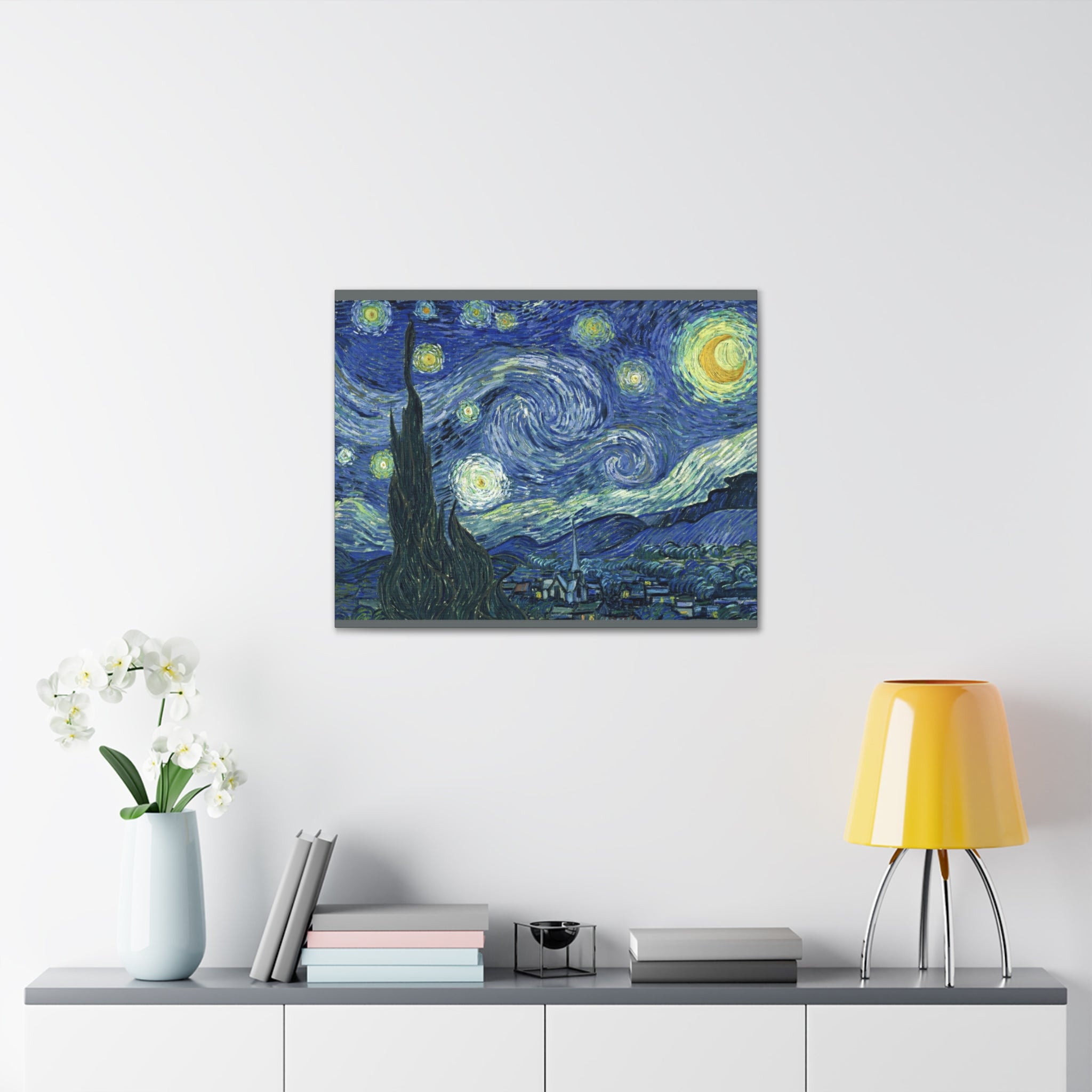 The Starry Night - Vincent Van Gogh - Canvas Gallery Wraps