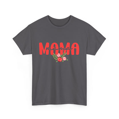 Floral Mama Colorful Unisex Heavy Cotton Tee