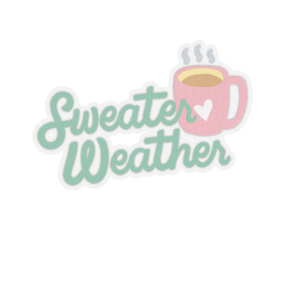 Sweater Weather Kiss-Cut Stickers