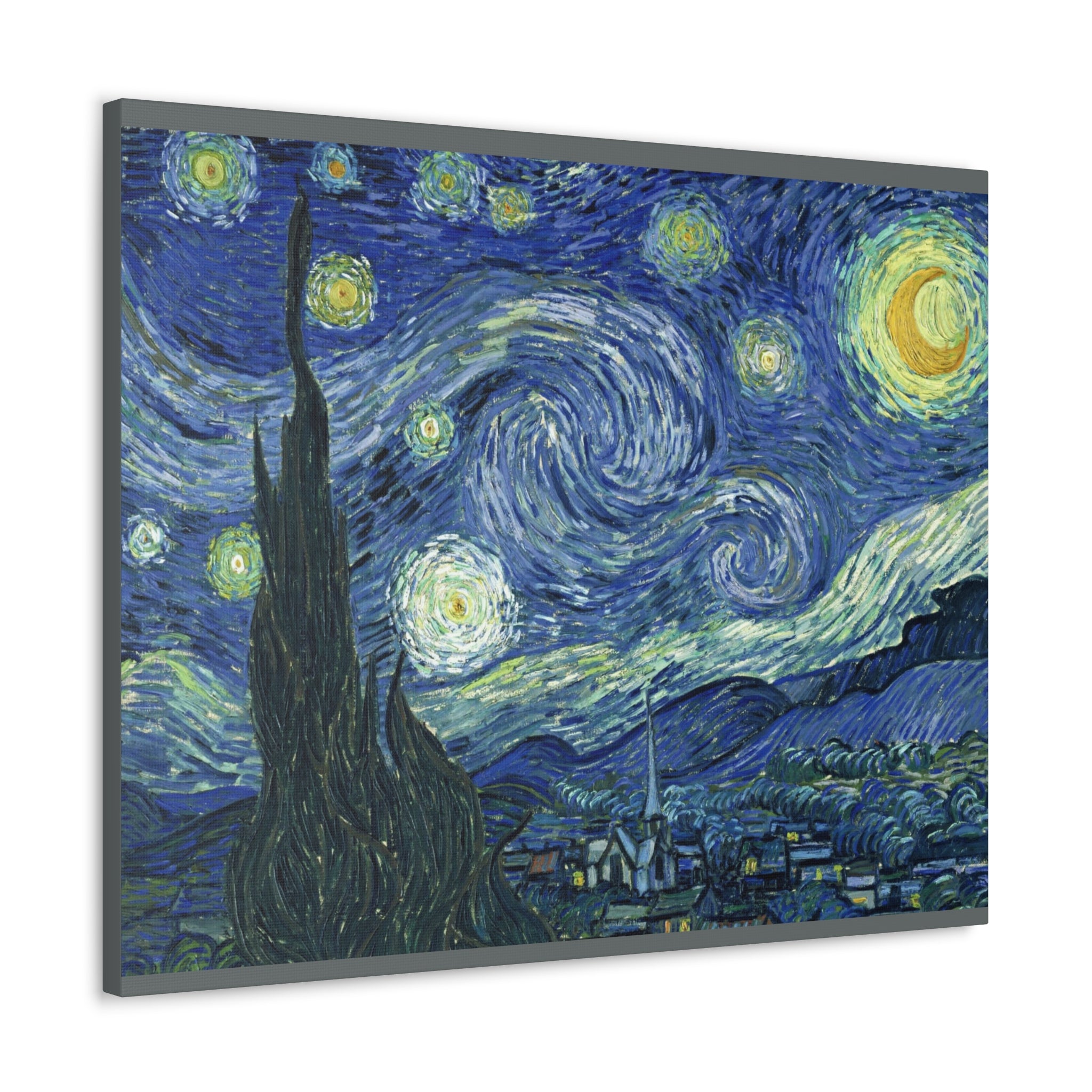 The Starry Night - Vincent Van Gogh - Canvas Gallery Wraps - Spruced Roost