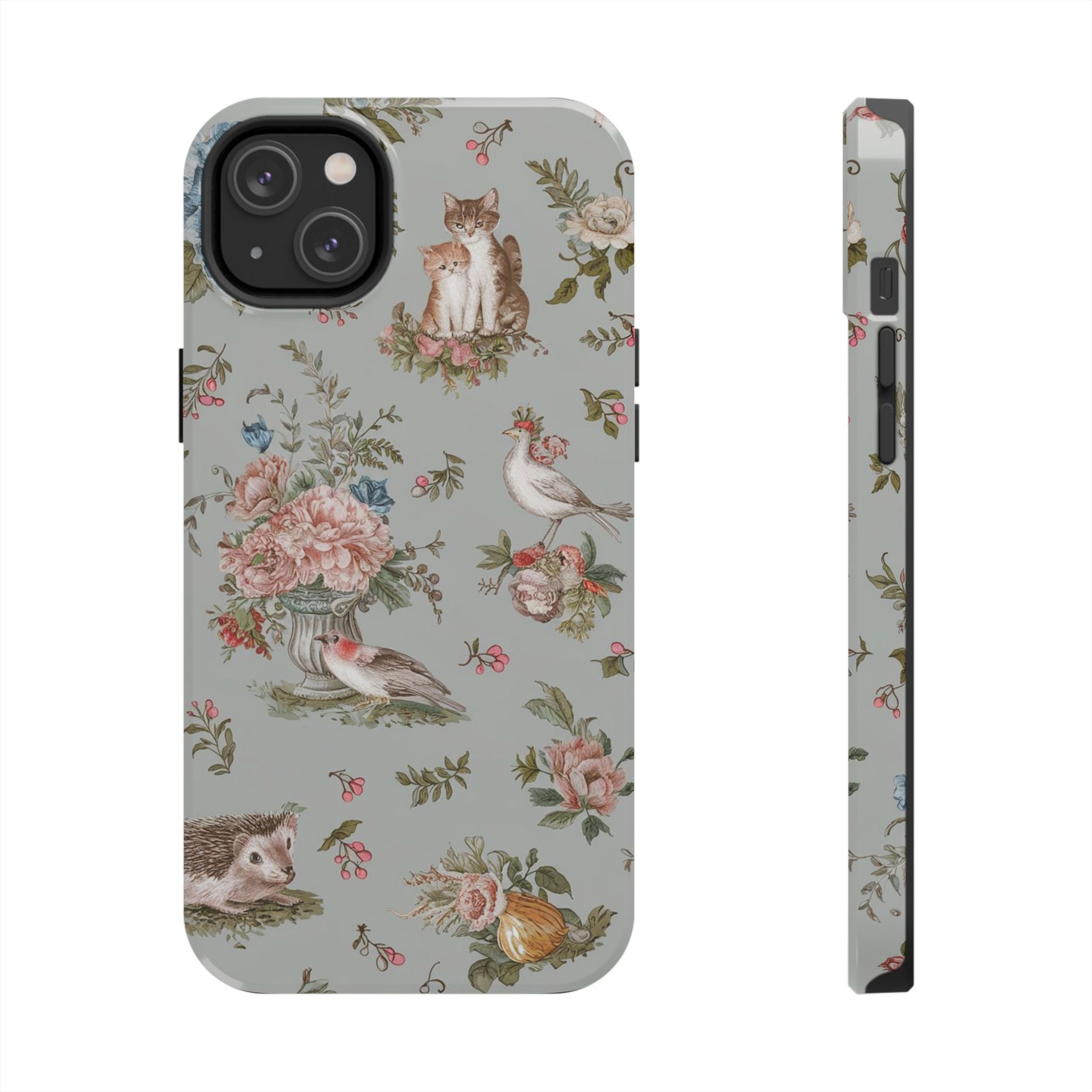 Tiptoe through the Cats - Tough Case for iPhone 14, 15, 16 - Spruced Roost