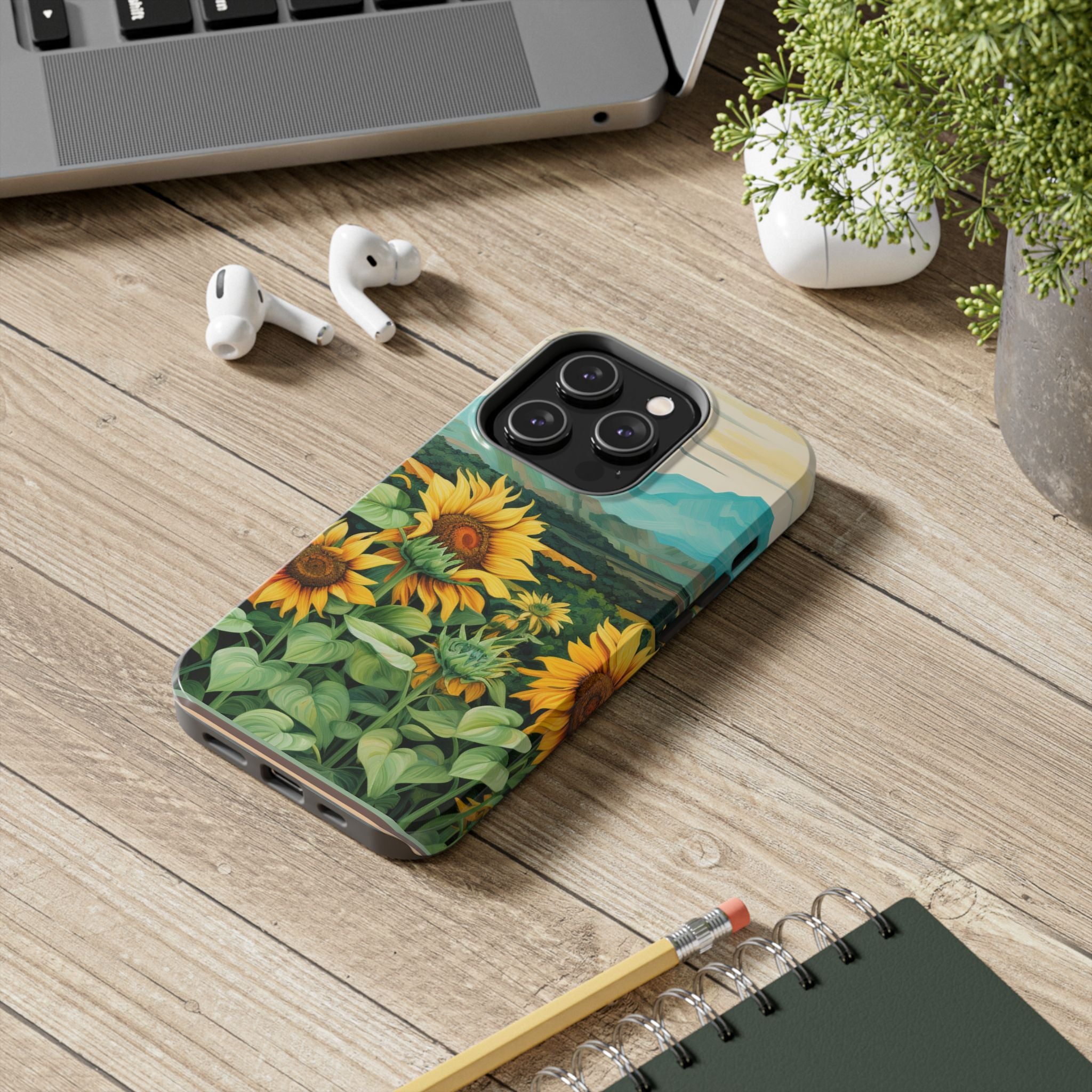 Sunflower Sun - Tough Case for iPhone 14, 15, 16