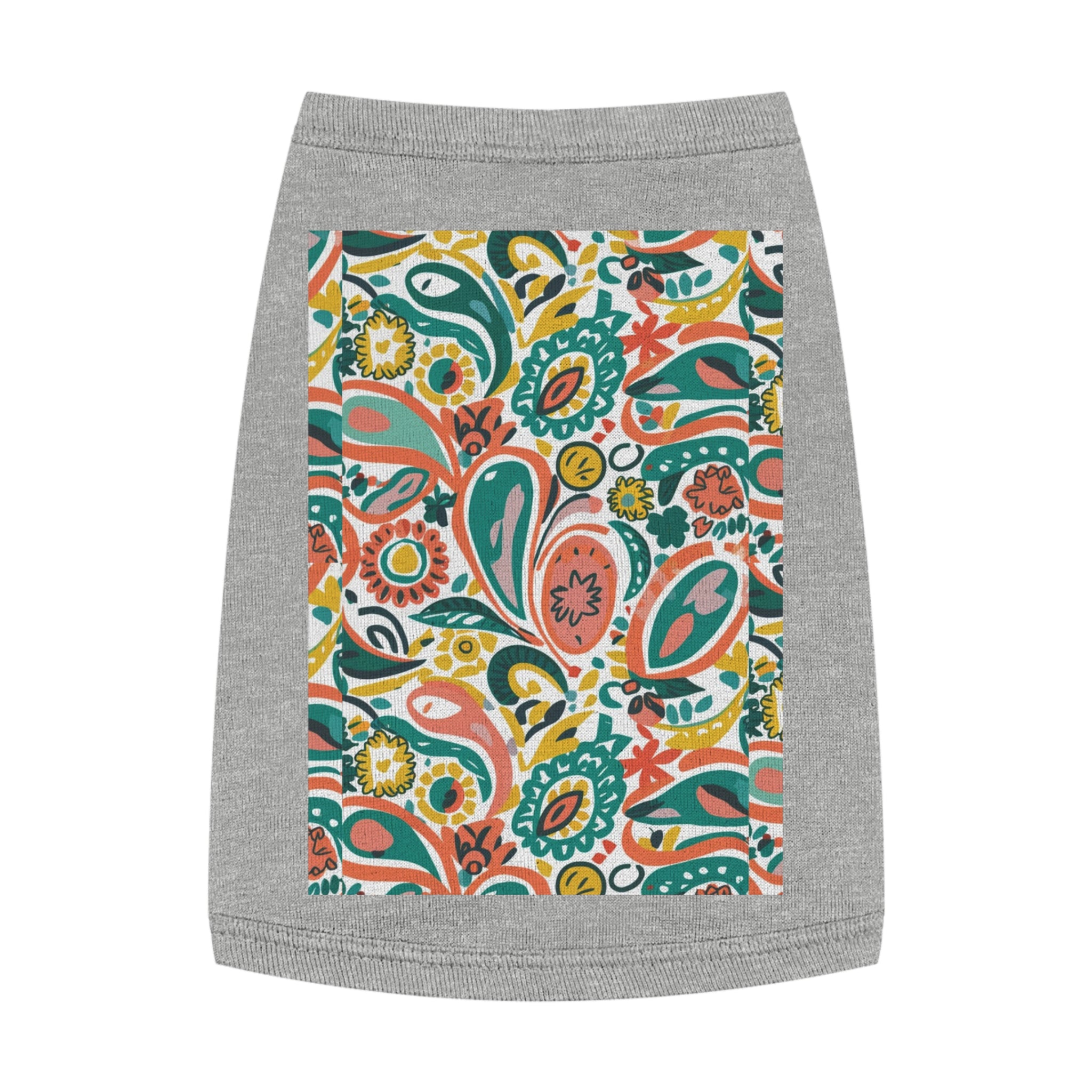 Paisley Persimmon - Pet Shirt