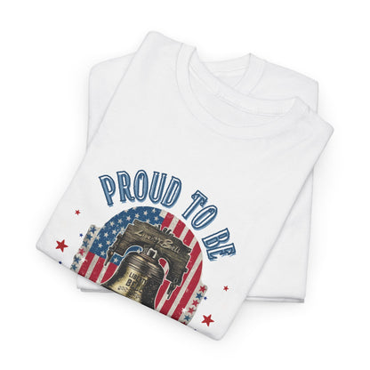 Proud to be an American - Unisex Heavy Cotton Tee