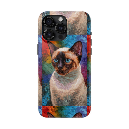 Siamese Kittty - Tough Case for iPhone 14, 15, 16