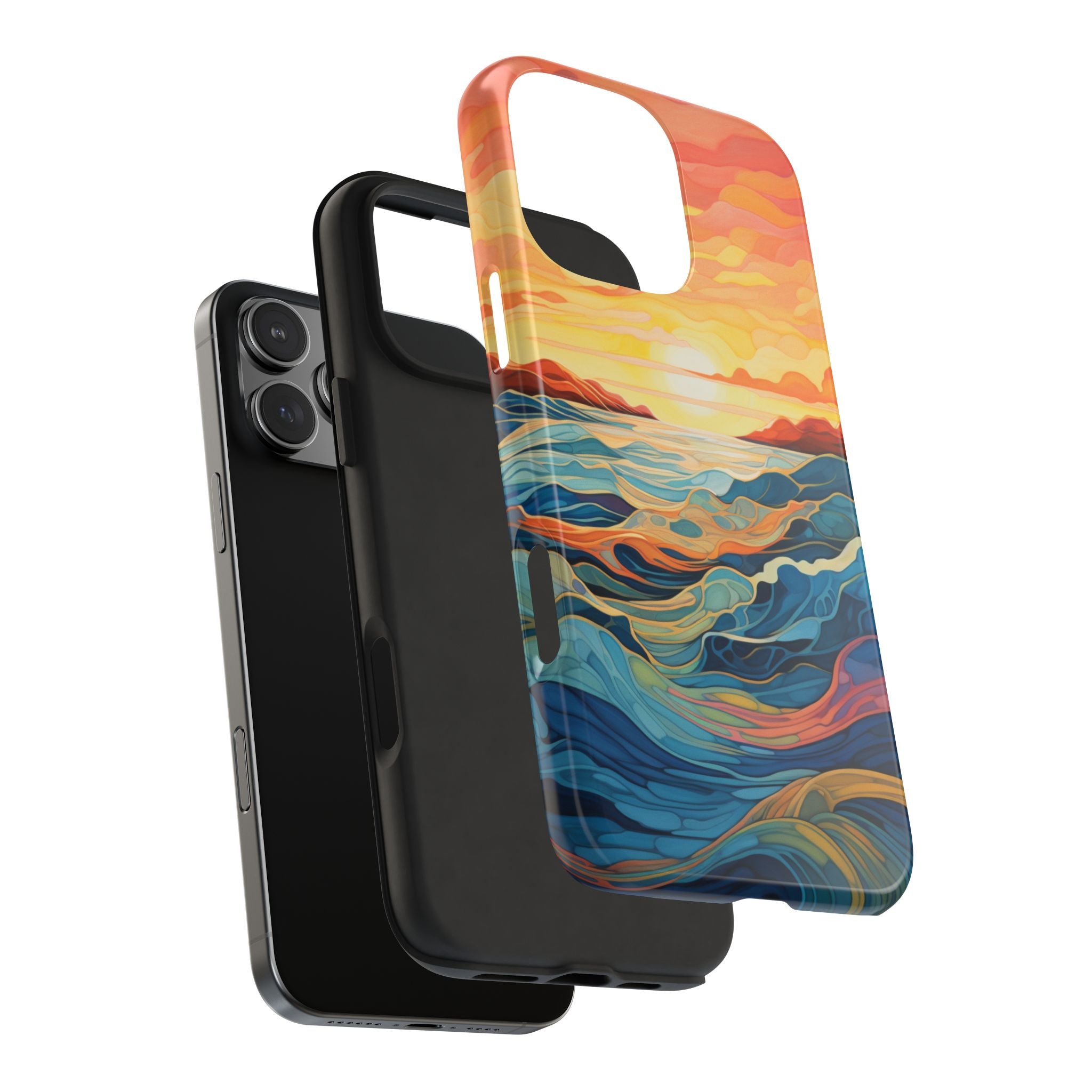 Sunset Swell - Tough Case for iPhone 14, 15, 16