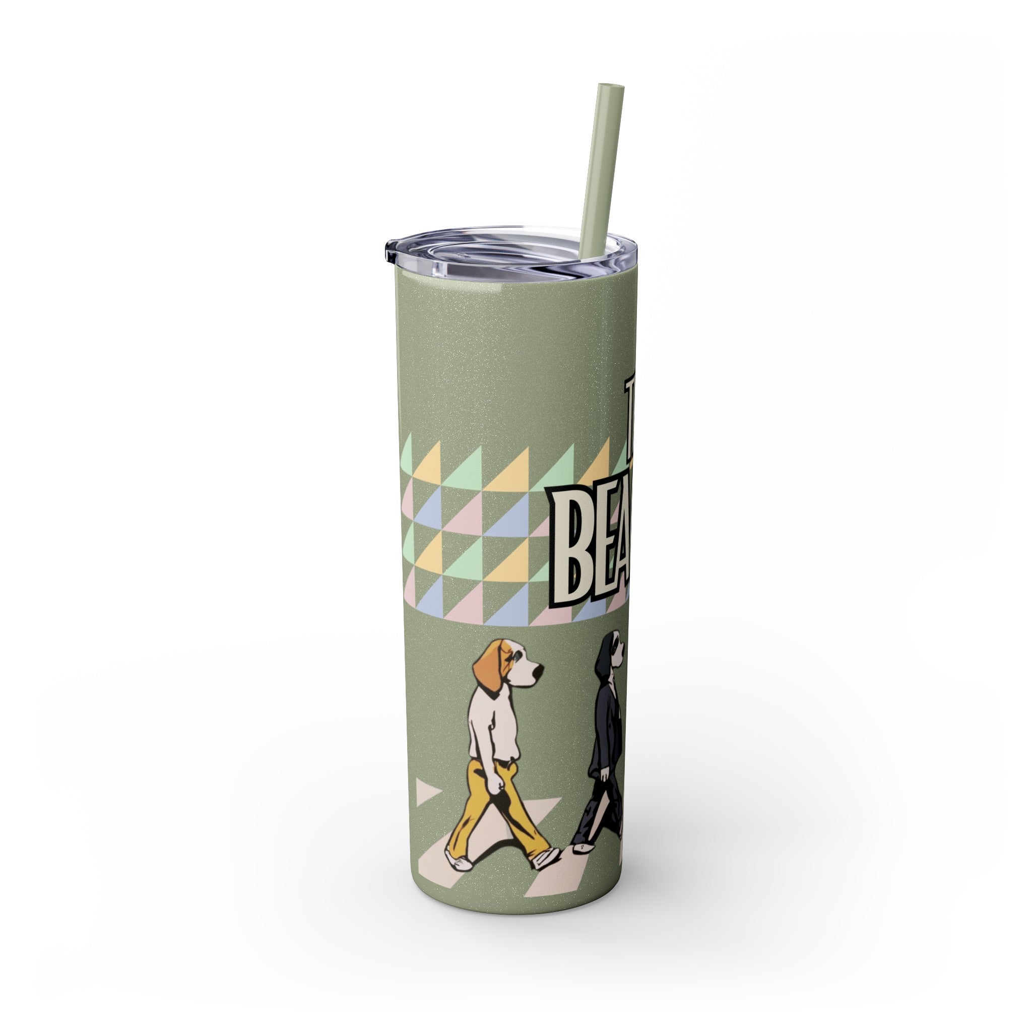 The Beagles - Skinny Tumbler with Straw, 20oz