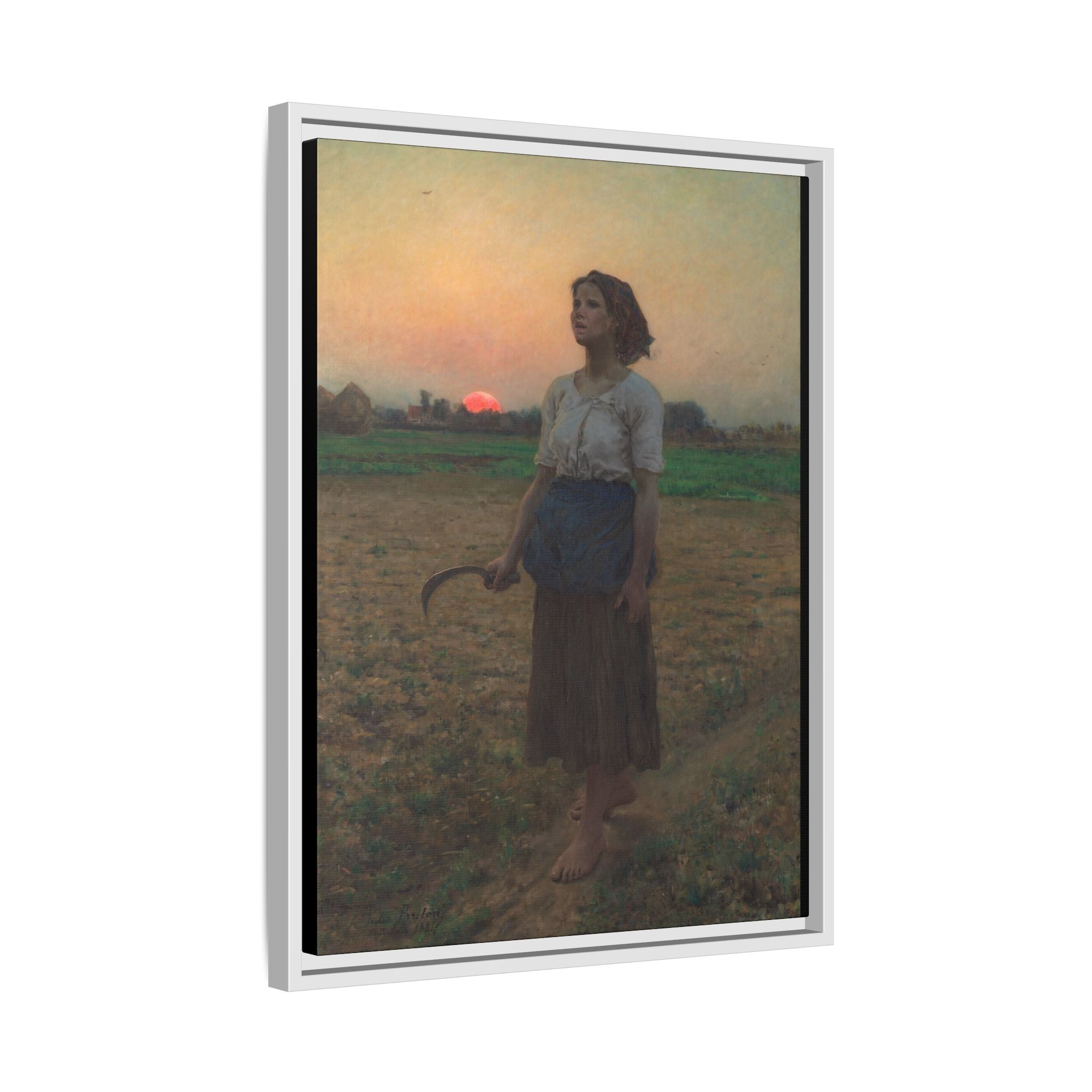 The song of the Lark 1886 - Jules Breton - Matte Canvas, Print (Multi-color)