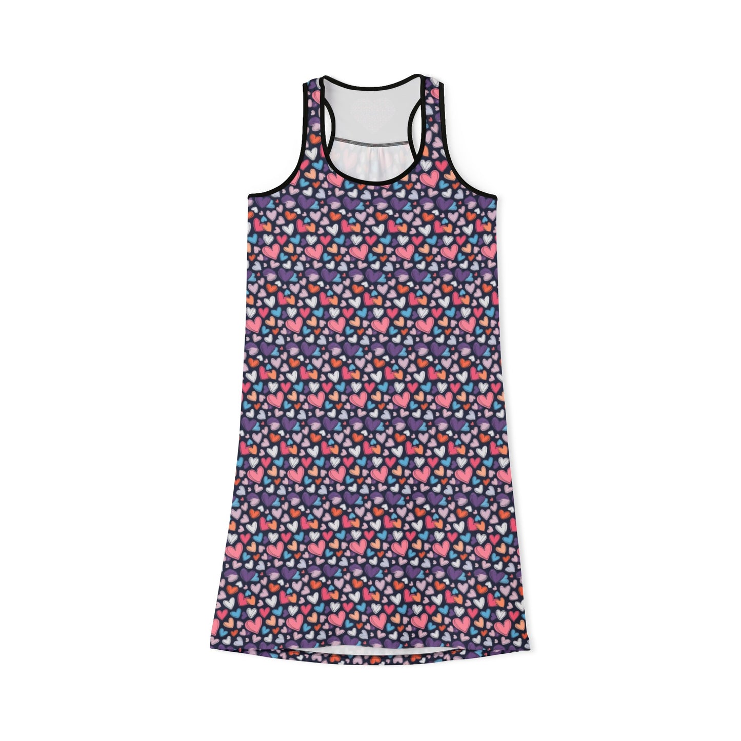 Up-Hearted Women's Racerback Dress (AOP)